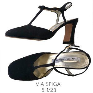 Via Spiga Vintage Ankle Strap Heels, ♦ Size 5-½ B